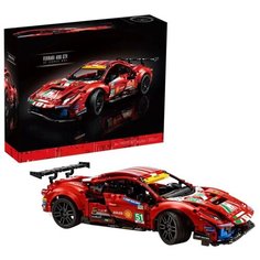 Конструктор Феррари Ferrari 488 GTE AF Corse / 1677 деталей Marmelad Baby