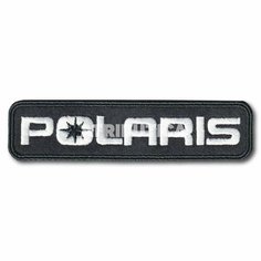 Нашивка ( Шеврон / Патч / Patch ) Тактическая POLARIS Черная (Черный / На липучке) Atributica