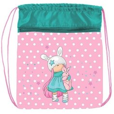 Мешок для обуви с карманом 420*340 Calligrata (210D) МСО-7С дев "Тильда" роз/бир 9448856