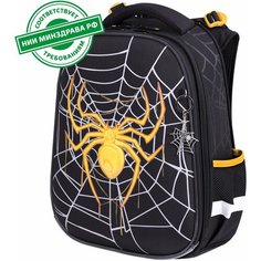 Ранец / рюкзак / портфель школьный для мальчика первоклассника Brauberg Premium, 2 отделения, с брелком, 3D панель, 38х29х16 см, 271355