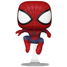Фигурка Funko POP! Bobble Marvel Spider-Man No Way Home The Amazing Spider-Man Leaping 1159, 10 см