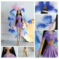 Набор для шитья. Интерьерная кукла «Бьянка», 43 см Арт Узор