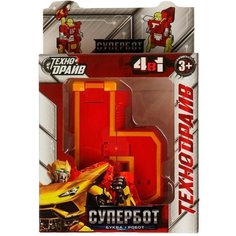 Трансформер Робот в букву 4в1,"ь","э","ю","я" P309-H21477-R /288/ Технодрайв