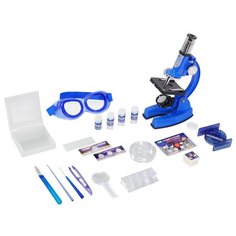 Микроскоп SET MP-1200 увеличение 100-1200х, 3 объектива, источник света зеркало и лампы. Микромед