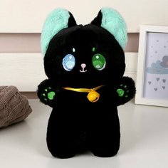 Мягкая игрушка "Кот", 23 см, цвет чёрный Gold Market