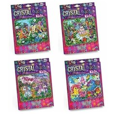 Набор для творчества Для создания мозаики CRYSTAL MOSAIC KIDs детские /АльянсТрест/ Danko Toys