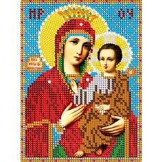 Алмазная мозаика икона Богородица Скоропослушница 17*23 см Diamant