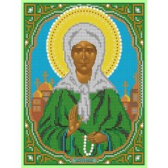 Алмазная мозаика икона Матрона Московская 28*35 см Diamant