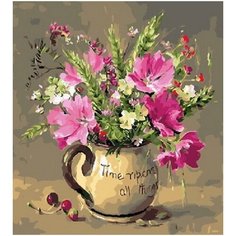 Картина по номерам Деревенский букет 40х50 см Hobby Home