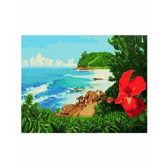 Картина по номерам Каменистый берег 40х50 см Hobby Home