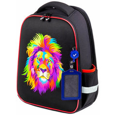 Ранец Brauberg FIT Colorful lion 38х27х14 см (270618)