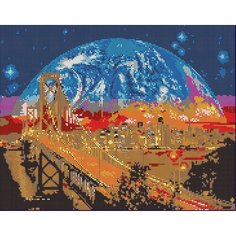 Алмазная мозаика картина Лунный свет 43,5*55см Diamant