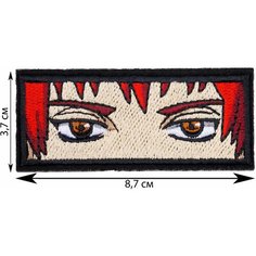 Нашивка, шеврон, патч (patch) Аниме, размер 8,7*3,5 см Rocknrolla