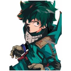 Картина по номерам на холсте Аниме Моя геройская академия - 7438 В 30x40