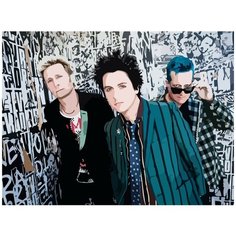 Картина по номерам на холсте Музыка Green Day Билли Джо Армстронг - 7701 Г 30x40
