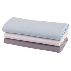 Пеленки для новорожденных 3 шт. Голубой - серый- белый Body Pillow