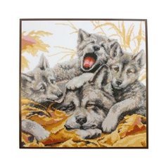 03.008 Набор для вышивания Палитра Папа дома, 26х27 см