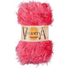 Пряжа Visantia Trafka, 100 % полиэстер, 100 г, 150 м, 1 шт., №0023 светло-вишневый