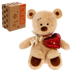 Мягкая игрушка «Медведь Misha с сердцем», 30 см Kult of Toys