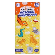 Пластилин Calligrata, 24 цвета, 360 г