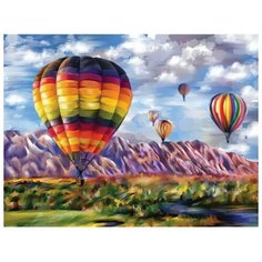 Алмазная мозаика на подрамнике 30x40 с полным заполнением «Шары» Школа талантов