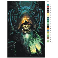 Картина по номерам S94 "Гулдан" 40x60 Brushes Paints
