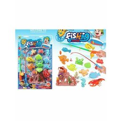 Игра настольная "Рыбалка", в комплекте предметы 14 шт. Shantou Gepai 555-230