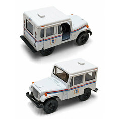 Металлическая машинка Kinsmart 1:26 «1971 Jeep DJ-5B USPS (Почта)» белая, инерционная KT5435D
