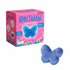 Набор для экспериментов фигурный кристалл Бабочка синяя A126 Бумбарам