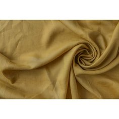 Ткань лен горчичного цвета Лоро пиана