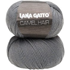 Пряжа Lana Gatto Camel Hair цв. 5407/Стальной (2 мотка)