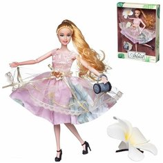 Кукла Junfa Atinil В гармонии с природой в платье с двухслойной с цветами юбкой, 28см