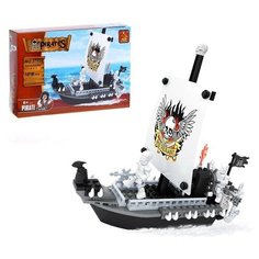Конструктор Пиратский катер, 129 деталей Ausini