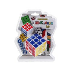 Логическая игра кубик 2шт 21*16,5*8см играем вместе / головоломки Intek