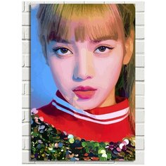 Картина по номерам Музыка KPOP Blackpink Lisa - 6077 В 60x40