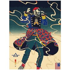 Картина по номерам на холсте Музыка Thirty second to mars Джаред лето - 7310 В 30x40