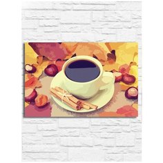 Картина по номерам на холсте Уютная осень - 5661 Г 30x20