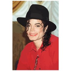 Картина по номерам на холсте Музыка Майкл Джексон - 6392 В 60x40