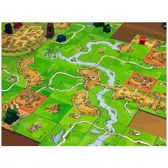 Картина по номерам на холсте настольная игра Carcassonne Каркассон - 6966 Г 30x40