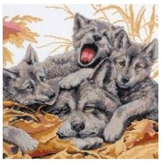 Набор для вышивания "Папа дома", 26x27 см, Палитра