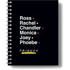 Friends. Блокнот в точку (bullet journal, 162x210мм, твердая обложка, пружина, бумага 120 стр, черный) Эксмо