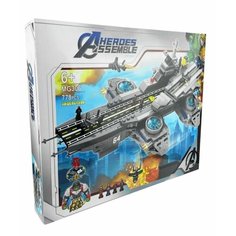 Конструктор Марвел Летающий авианосец Геликарриер 778 деталей MG306