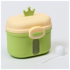 Контейнер для хранения детского питания Mum&Baby "Корона", 240 гр., цвет зеленый