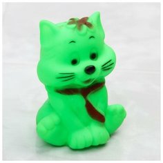 Игрушка для игры в ванне «Котик», с пищалкой, цвет микс