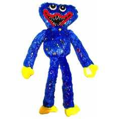 Мягкая игрушка Хаги Ваги/ Хагги Вагги с блестками, 45 см, синий BS Toys