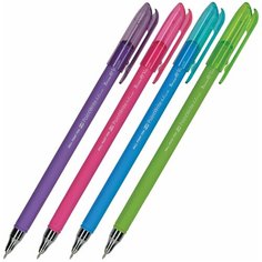 Ручка шариковая BRUNO VISCONTI PointWrite, синяя, Special, корпус ассорти, узел 0,38 мм, линия письма 0,3 мм, 24 шт.
