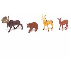 Набор животных «Лесные звери», 4 фигурки Profit