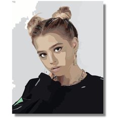 Картина по номерам " Юлька Шпулька / GAVRILINA " холст на подрамнике 40 х 60