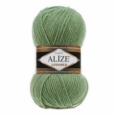 Пряжа ALIZE LANAGOLD, полынь - 180, 49% шерсть, 51% акрил, 5 мотков, 100 г, 240 м.