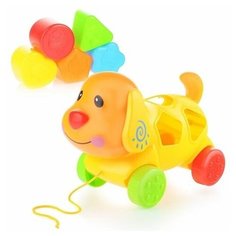 Каталка-сортер на веревочке Щенок S+S Toys